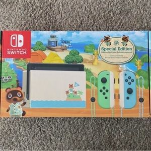 Brand new Nintendo Switch Animal Crossing Horizons Edition + Mario Odyssey game